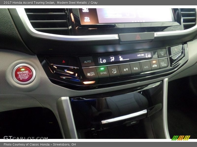 Modern Steel Metallic / Gray 2017 Honda Accord Touring Sedan