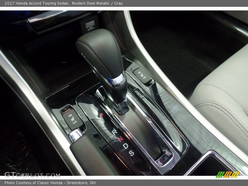 Modern Steel Metallic / Gray 2017 Honda Accord Touring Sedan