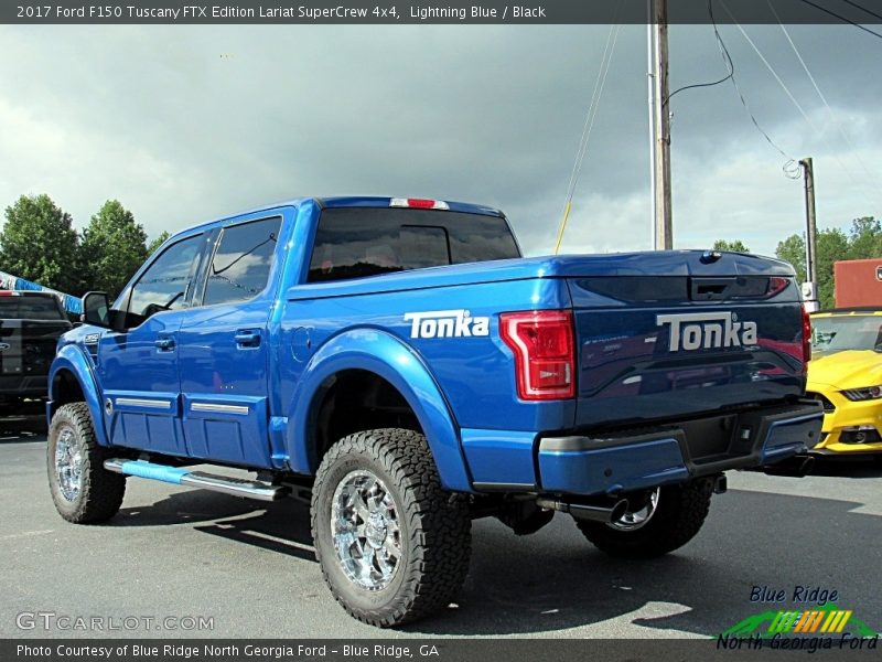 Lightning Blue / Black 2017 Ford F150 Tuscany FTX Edition Lariat SuperCrew 4x4