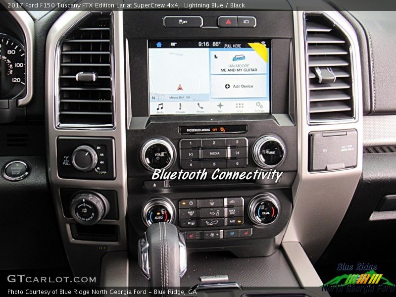 Lightning Blue / Black 2017 Ford F150 Tuscany FTX Edition Lariat SuperCrew 4x4