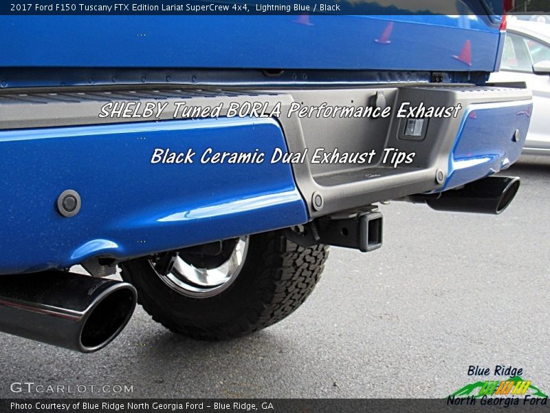 Lightning Blue / Black 2017 Ford F150 Tuscany FTX Edition Lariat SuperCrew 4x4