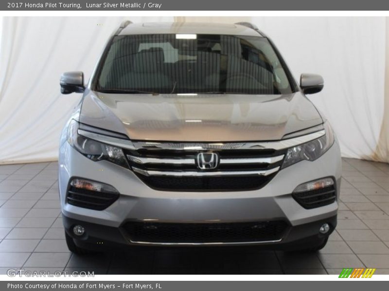 Lunar Silver Metallic / Gray 2017 Honda Pilot Touring