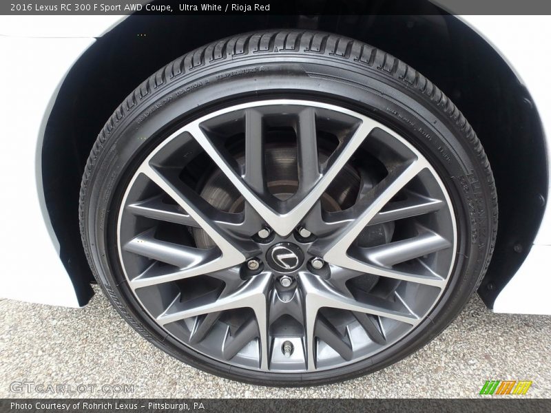  2016 RC 300 F Sport AWD Coupe Wheel