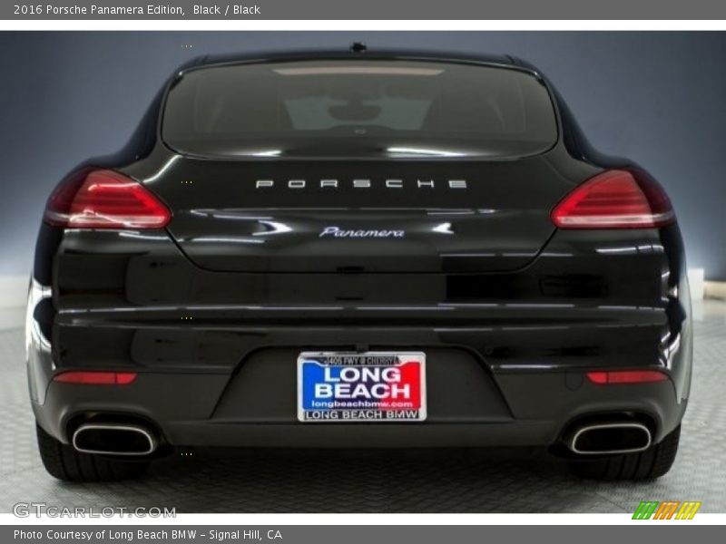 Black / Black 2016 Porsche Panamera Edition