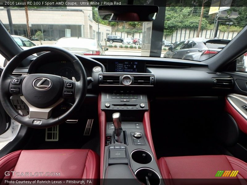 Dashboard of 2016 RC 300 F Sport AWD Coupe