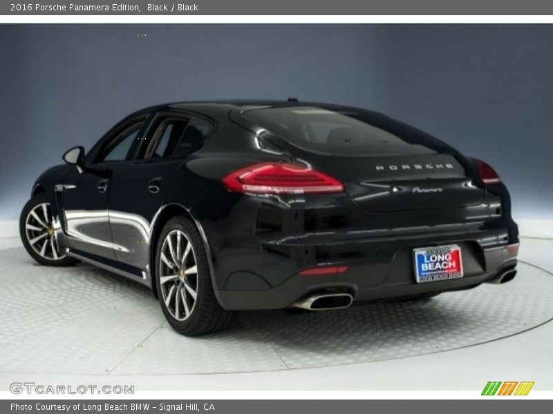 Black / Black 2016 Porsche Panamera Edition
