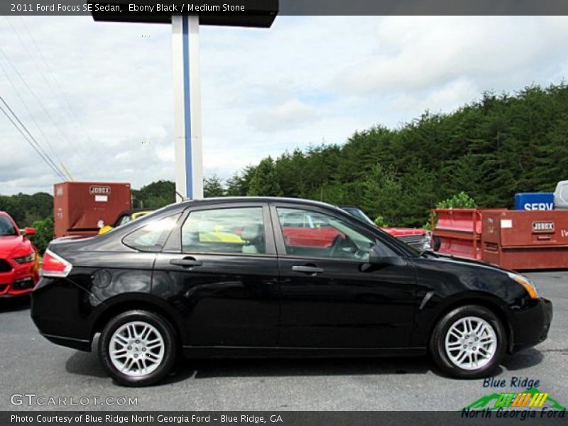 Ebony Black / Medium Stone 2011 Ford Focus SE Sedan