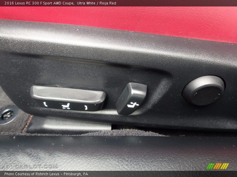 Controls of 2016 RC 300 F Sport AWD Coupe