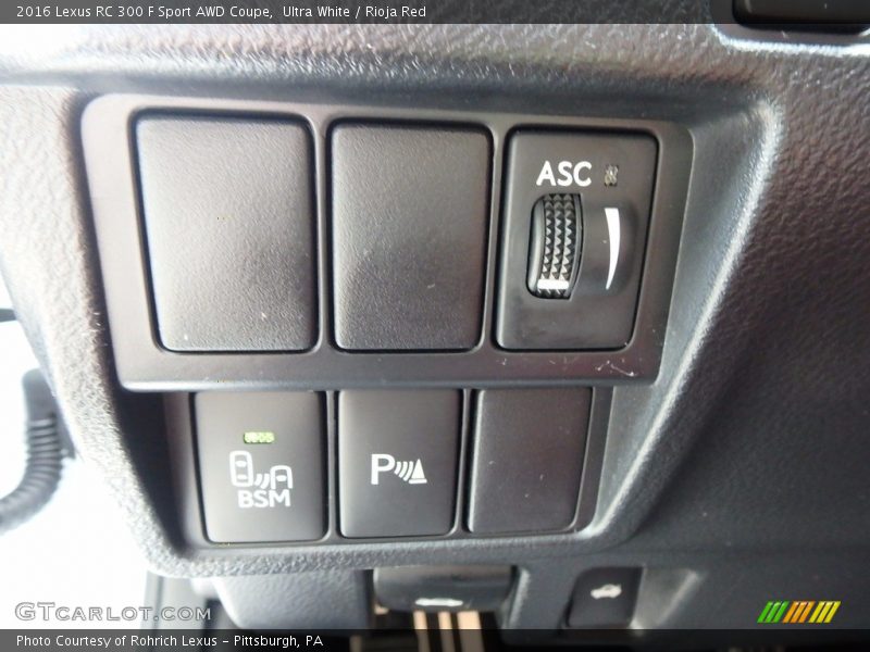 Ultra White / Rioja Red 2016 Lexus RC 300 F Sport AWD Coupe