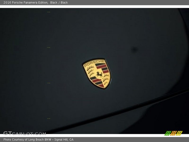 Black / Black 2016 Porsche Panamera Edition