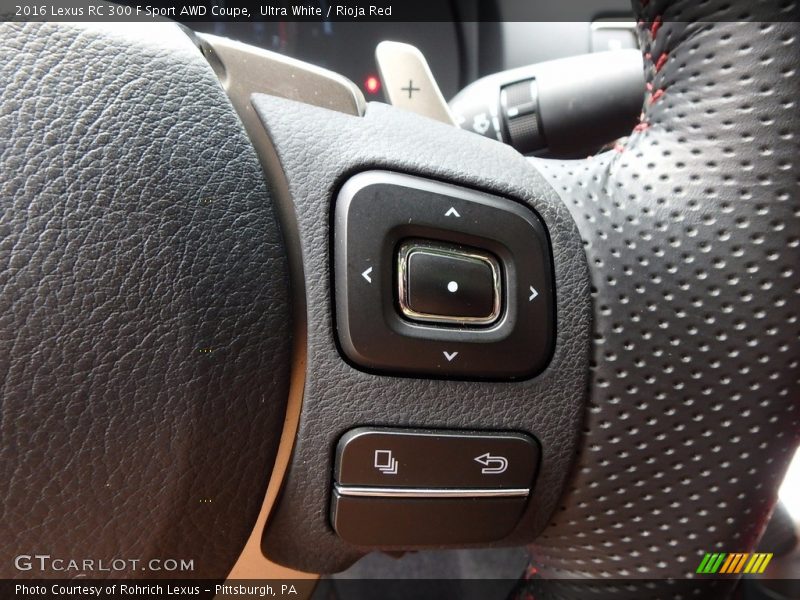  2016 RC 300 F Sport AWD Coupe Steering Wheel