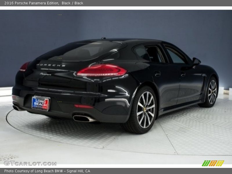 Black / Black 2016 Porsche Panamera Edition