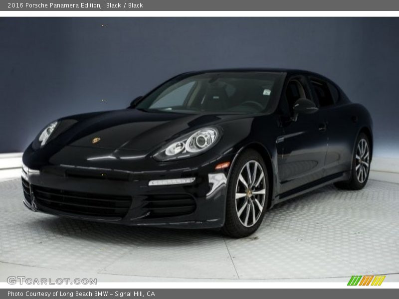 Black / Black 2016 Porsche Panamera Edition
