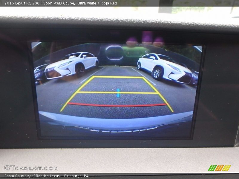 Ultra White / Rioja Red 2016 Lexus RC 300 F Sport AWD Coupe