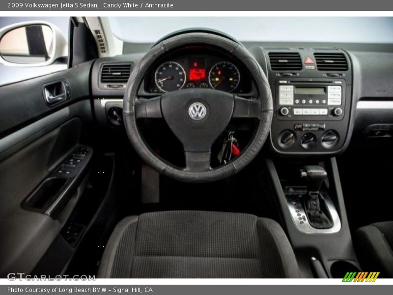 Candy White / Anthracite 2009 Volkswagen Jetta S Sedan