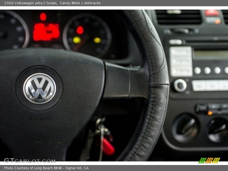 Candy White / Anthracite 2009 Volkswagen Jetta S Sedan