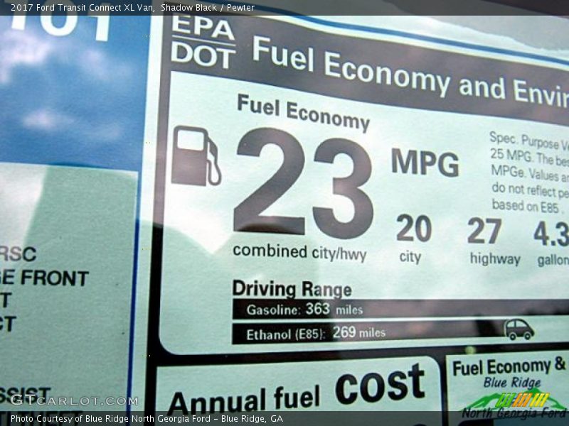 Shadow Black / Pewter 2017 Ford Transit Connect XL Van