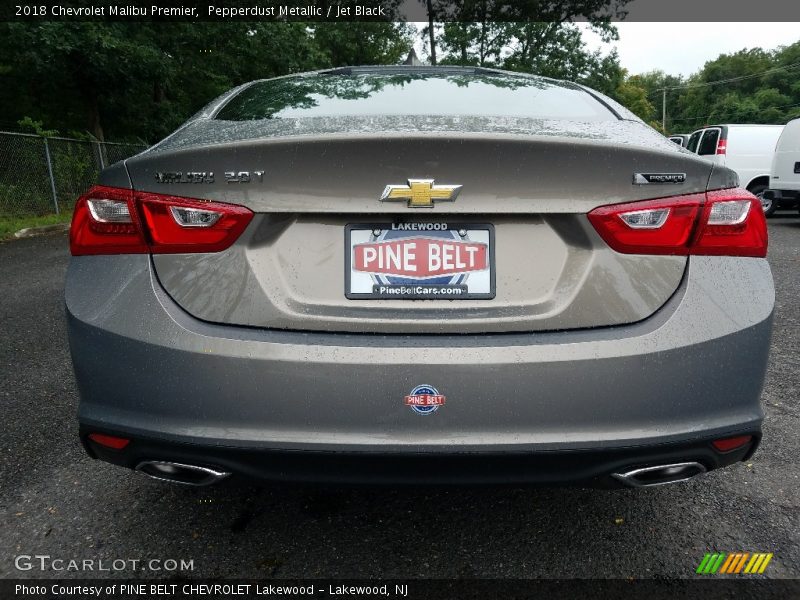 Pepperdust Metallic / Jet Black 2018 Chevrolet Malibu Premier