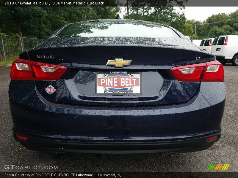 Blue Velvet Metallic / Jet Black 2018 Chevrolet Malibu LT