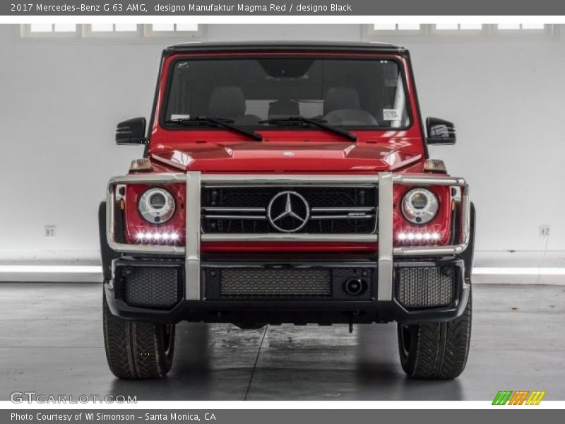 designo Manufaktur Magma Red / designo Black 2017 Mercedes-Benz G 63 AMG