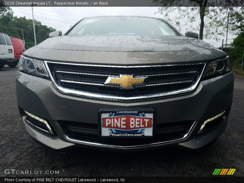 Pepperdust Metallic / Jet Black 2018 Chevrolet Impala LT