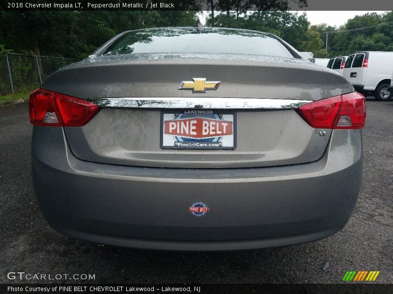 Pepperdust Metallic / Jet Black 2018 Chevrolet Impala LT