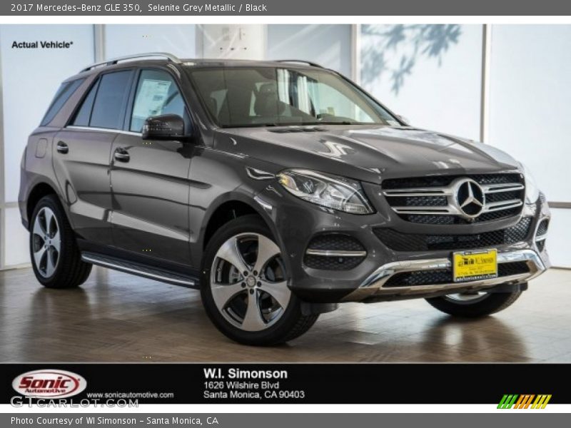 Selenite Grey Metallic / Black 2017 Mercedes-Benz GLE 350