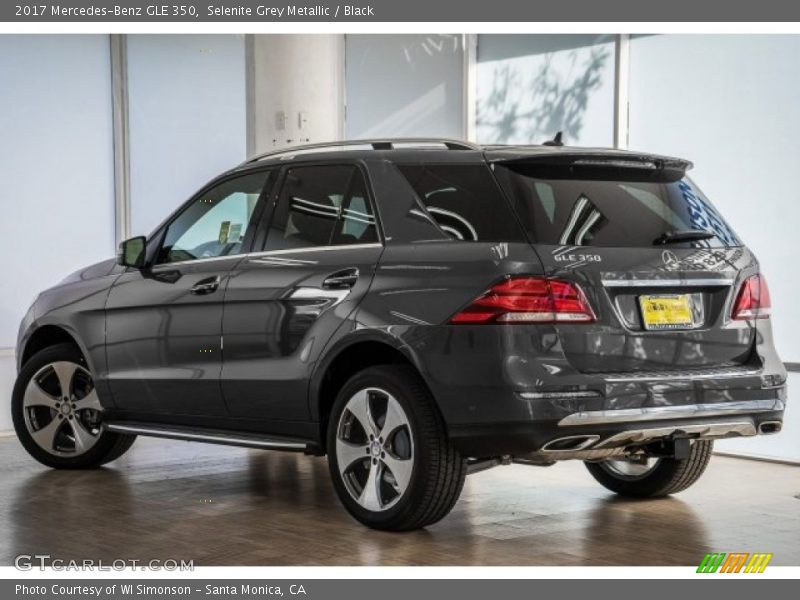 Selenite Grey Metallic / Black 2017 Mercedes-Benz GLE 350