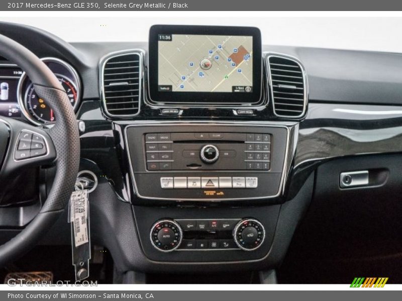 Selenite Grey Metallic / Black 2017 Mercedes-Benz GLE 350