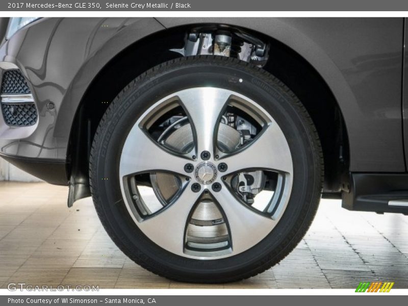 Selenite Grey Metallic / Black 2017 Mercedes-Benz GLE 350