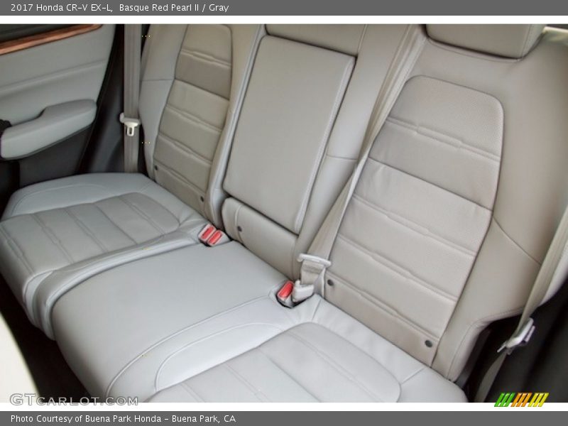 Basque Red Pearl II / Gray 2017 Honda CR-V EX-L