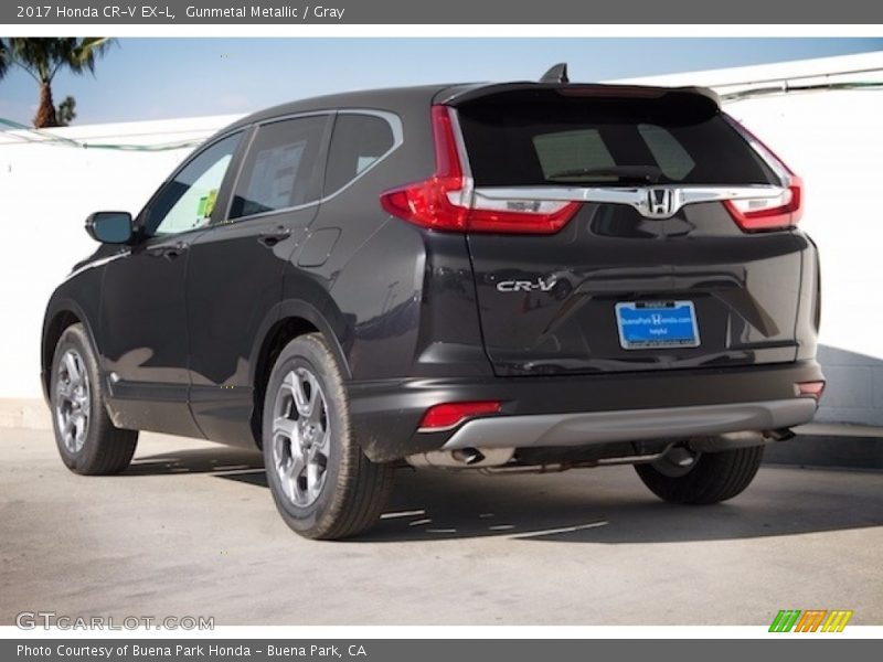 Gunmetal Metallic / Gray 2017 Honda CR-V EX-L