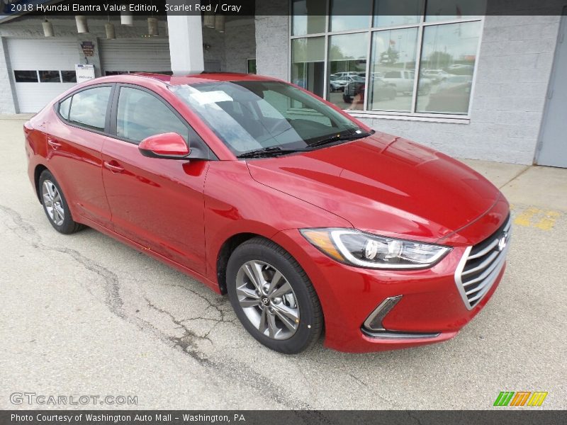 Front 3/4 View of 2018 Elantra Value Edition