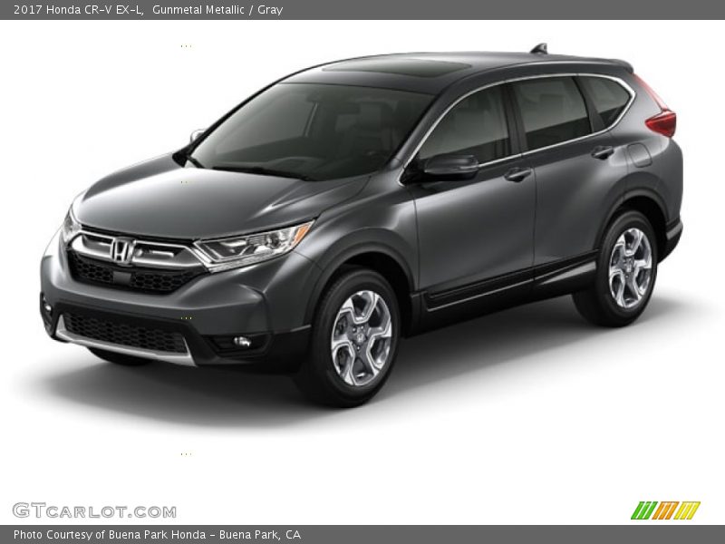 Gunmetal Metallic / Gray 2017 Honda CR-V EX-L
