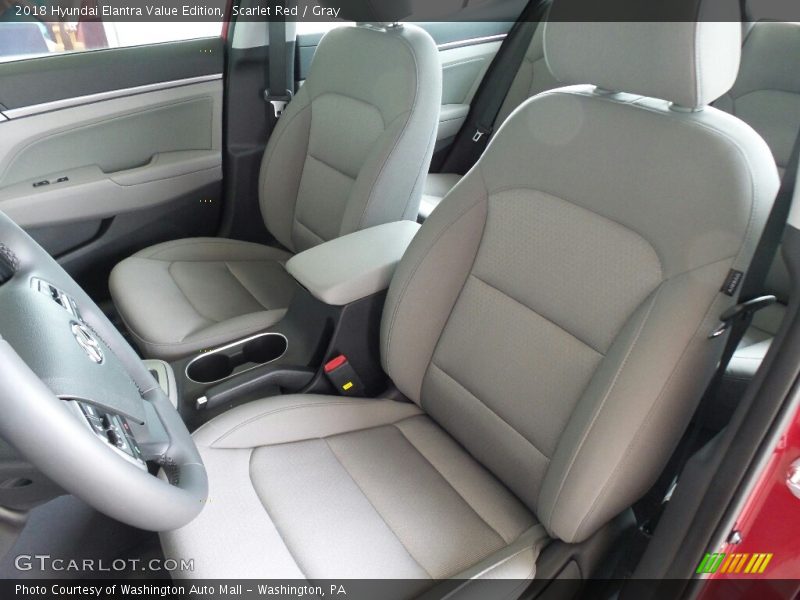 Scarlet Red / Gray 2018 Hyundai Elantra Value Edition