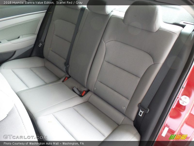 Scarlet Red / Gray 2018 Hyundai Elantra Value Edition