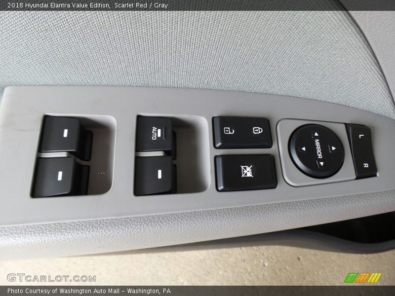 Scarlet Red / Gray 2018 Hyundai Elantra Value Edition