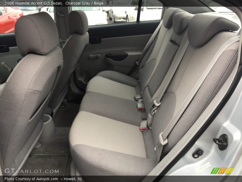 Charcoal Gray / Beige 2006 Hyundai Accent GLS Sedan