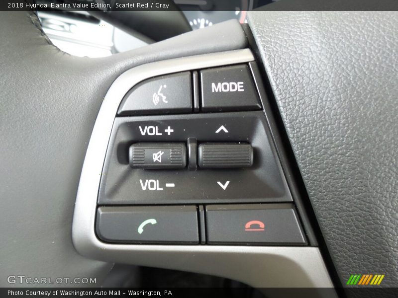 Scarlet Red / Gray 2018 Hyundai Elantra Value Edition