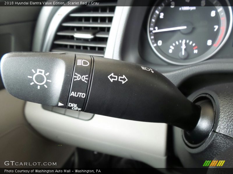 Scarlet Red / Gray 2018 Hyundai Elantra Value Edition