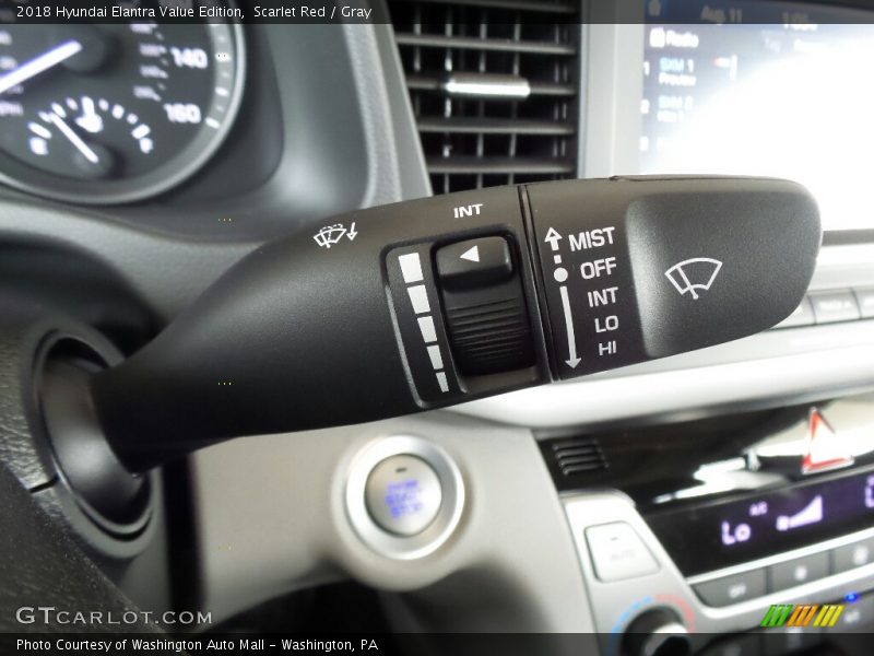 Scarlet Red / Gray 2018 Hyundai Elantra Value Edition