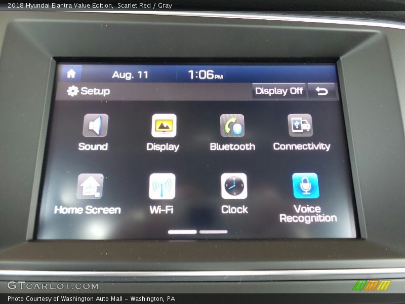 Scarlet Red / Gray 2018 Hyundai Elantra Value Edition