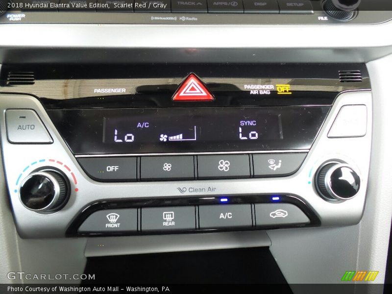 Scarlet Red / Gray 2018 Hyundai Elantra Value Edition
