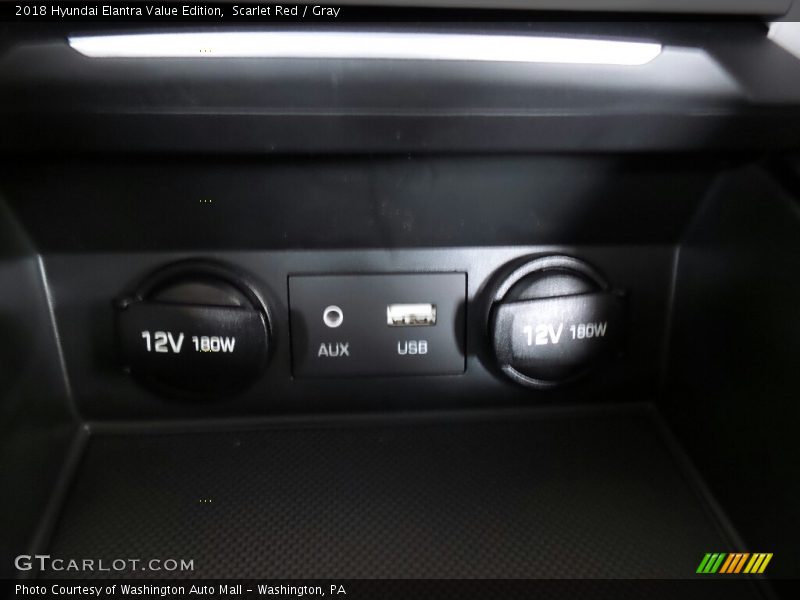 Scarlet Red / Gray 2018 Hyundai Elantra Value Edition