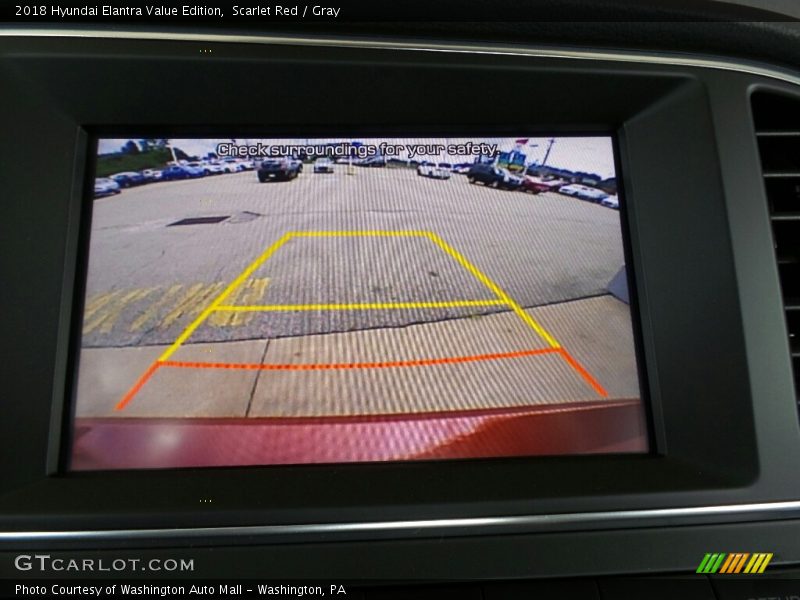 Scarlet Red / Gray 2018 Hyundai Elantra Value Edition
