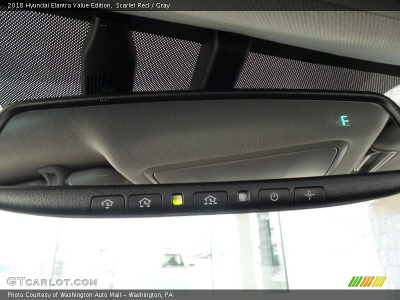 Scarlet Red / Gray 2018 Hyundai Elantra Value Edition