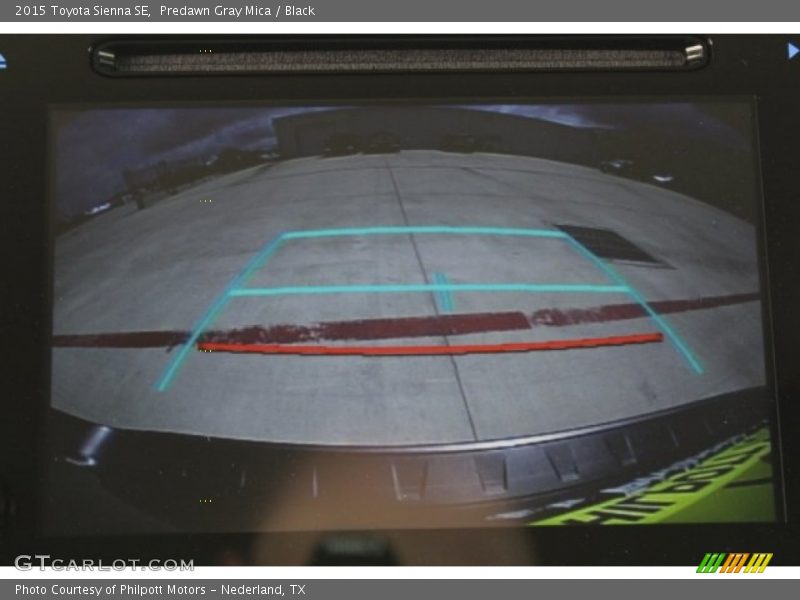 Predawn Gray Mica / Black 2015 Toyota Sienna SE