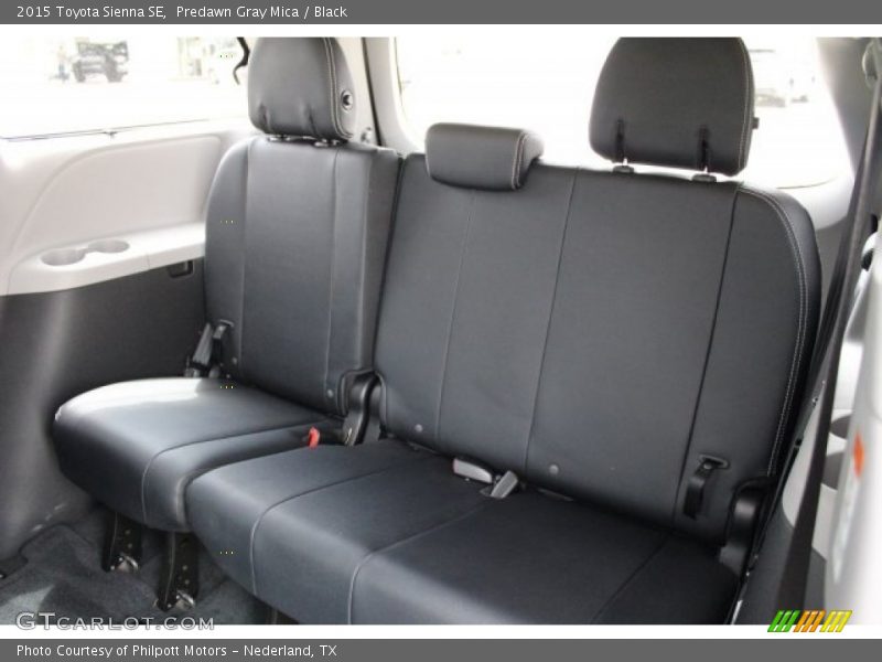 Predawn Gray Mica / Black 2015 Toyota Sienna SE