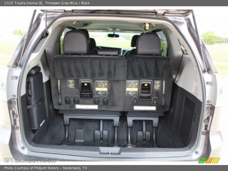 Predawn Gray Mica / Black 2015 Toyota Sienna SE