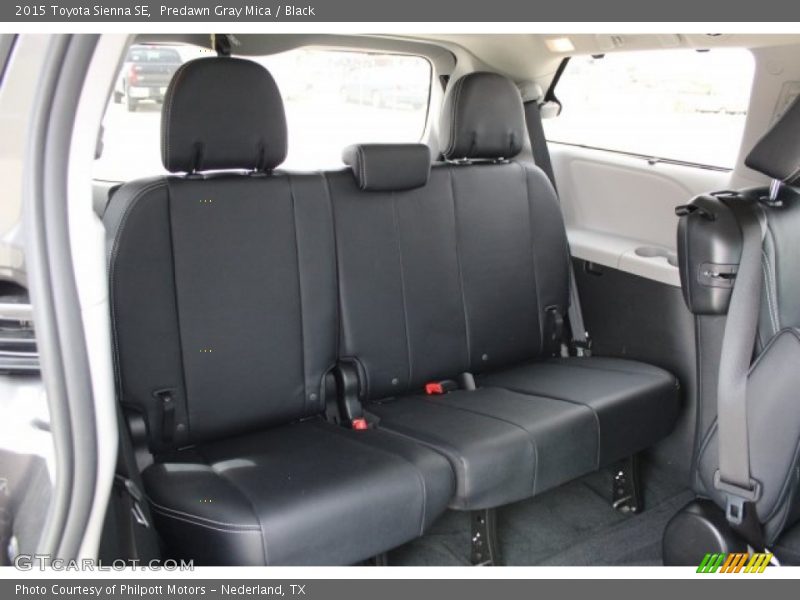 Predawn Gray Mica / Black 2015 Toyota Sienna SE